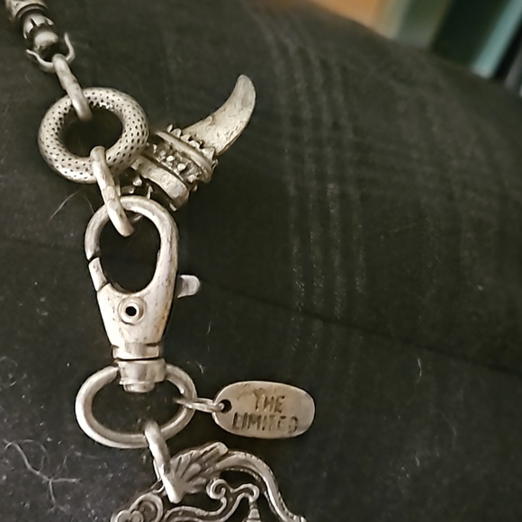 Vintage THE LIMITED Silvertone Ornate Byzantine Design Belt - Picture 4 of 4